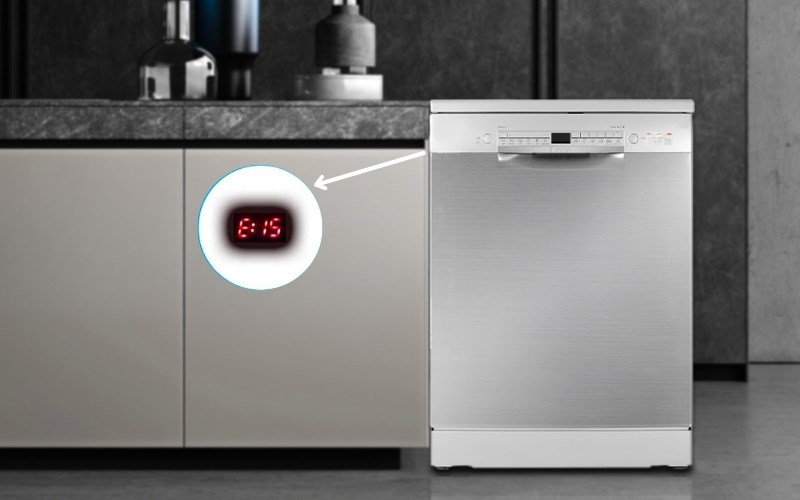 máy rửa bát lỗi e15